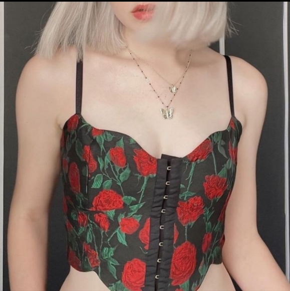 For Love and Lemons Rose Corset Top - Picture 10 of 13